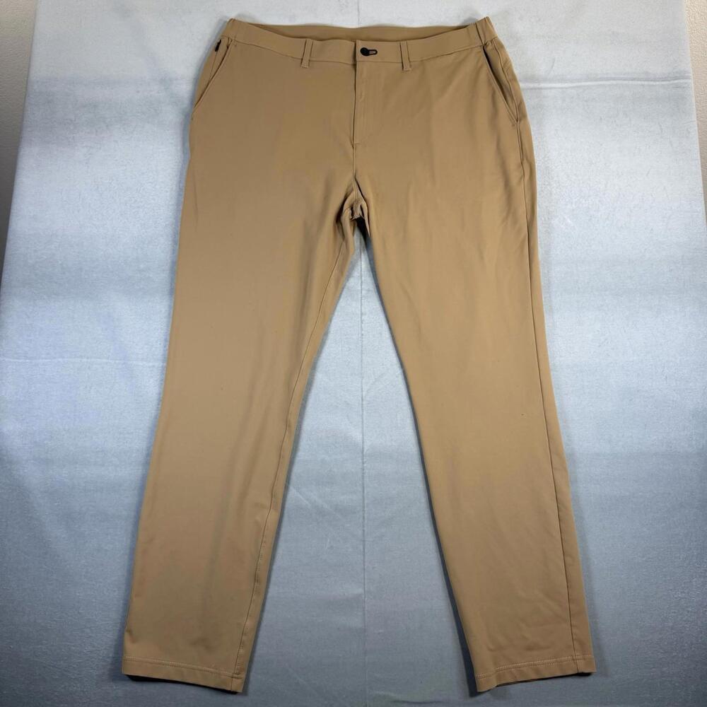 Public Rec Gamechanger Pants Mens 40x34 Khaki Performance 5 Pocket Travel Casual